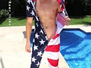 OMG Teen Boy's 4th of July TikTok strip.