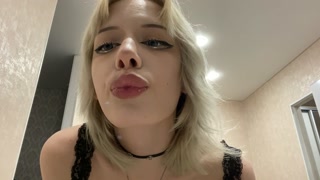 Cruel Tattoed Giantess Plays With Tiny You and Swallows!  Watch her rub her belly after digestion 😏