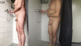 Taking a bathroom and toying with my micropenis
