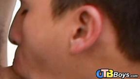”Young latino sucks dick & gets ravaged into cumming”