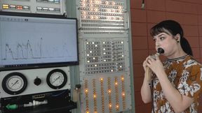 Ditria Stretches Her Face and Tests Her Blowing Pressure (MP4 - 720p)