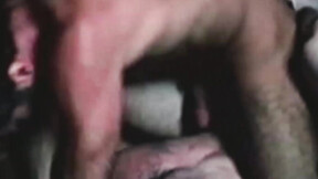 Muscular retro girl Rory have a bombshell sex session with mature dudes