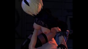 NieR Automata's Android 2B Rides G-Spot In Intense VR Porn Adventure