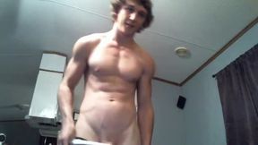 Chris Tries on Different Underwear Whilst Showing Off His Muscles