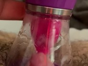 Cum 4 times w/ licker, sucker, pumps, and vibrators