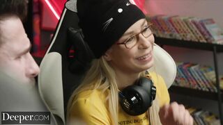Deeper. Gamer Girl Carmen Caliente Plays A Different Game