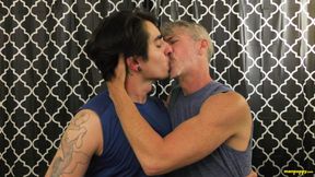 Hot Gay Kissing with Johnny & Richard