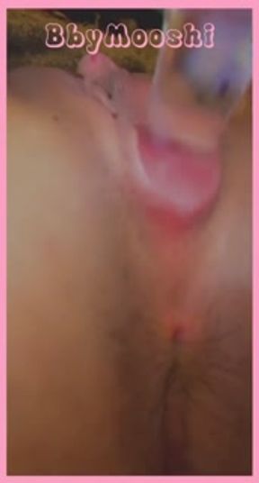 BabyGirl STARVED For Dick Stuffs Herself ~ Upclose/Wet