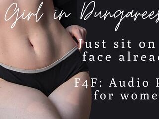 F4F - ASMR Audio Porn for women - Sit on my FUCKING FACE already!