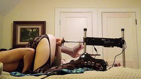 Crossdresser and Trans Woman Using Fucking Machine - Compilation 6