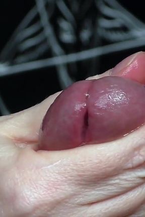 Closeup of Stroking, Cumming and Pot