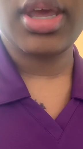 Squeezing My Boobs Rubbing My Clit Fucking My Pussy with Dildo at Work Receptionist