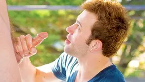 Scott Fremont Takes Double Penetration Outdoors in Steamy Gay Threesome – Falcon Studios