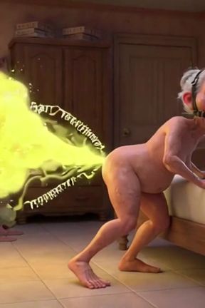 Granny Farting Heavily in Bedroom - Long &amp; Stinky Farts