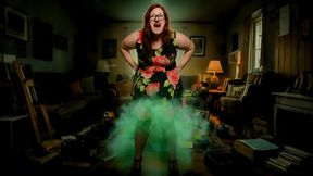 Counting farts down throat