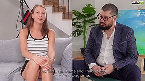 Girl Talks About Wanting To Get Fucked In Both Holes And Gets Surprised With Hard Dp! - Liv Lauren