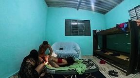 My wife records her friend getting fucked and buys my friend a virgin