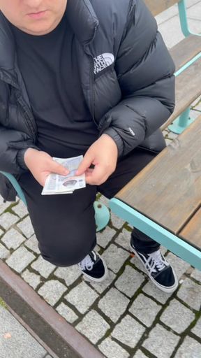 ATM rinse and bullying a fat loser in public