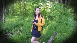 Naughty Girl Caught Pissing - Pee Public Outdoor