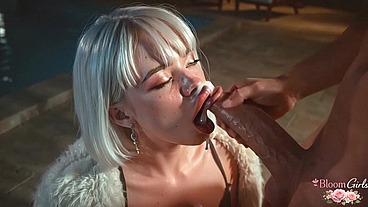 My 18yp stepsister was really sassy, so I punished her. First I made her suck me off, and then I fucked her hard. From the look on her face this little bitch actually enjoyed it[AI]