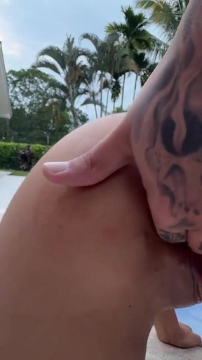 Pool Day and Rough Sex! My Debut in Porn!