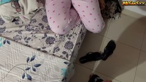 Sleepover with my wife's friend