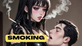 Smoking Cough Fetish: Ash in Your Mouth Now
