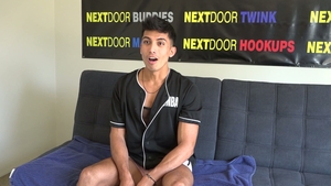 Next Door Casting: Rookie Jock's First Try