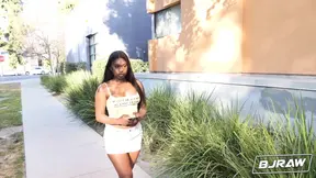 Tessa gets a face full of her lover's big California sausage.