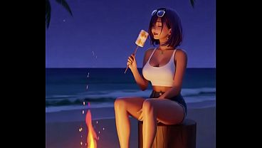 Towa'_s Naughty Beach Day: Sun-Drenched Curves to Sensual Soak-The Reveal You Crave