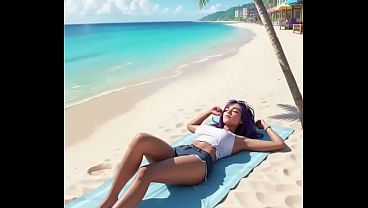 Towa'_s Naughty Beach Day: Sun-Drenched Curves to Sensual Soak-The Reveal You Crave