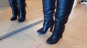 4K Fast Toe Tap in Leather Boots and Sandals