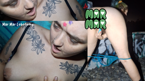 Naked Masturbation by the Train Tracks
