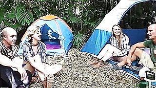 Innocent Camping Took a Wrong Turn into Group Orgy