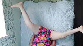 Sweet Shemale Posing Gently in Soft Candle Light