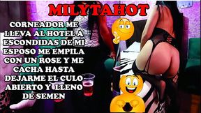 corneador fogoso me lleva a su casa a escondidas de mi marido me empila y me cacha hasta reventarme el culo