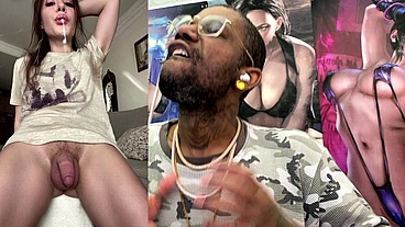 Sweaty Transgender Cock Whore Is Being A Delicious Nasty Girl, AI Generated