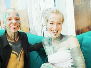 Intensive Lesbo Fingering and Toy Joy