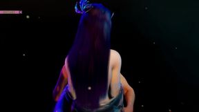 3d_animation - beauty lady fuck the old man at bar
