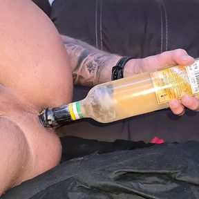 Bottle in the asshole