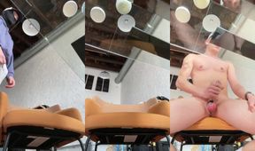 Pierced cock stroked raw busting cum across tight jock twink muscle