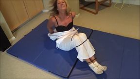 Karate MILF in Bondage: a Woman Could End up Handcuffed, Gagged & Zip-tied!