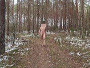 Perverted Exhibitionist: Walking Through the Woods in Winter (Small Penis) - KolowskiBRO