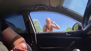 public dick flashing in car