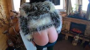 Deep-throat, Cum Play and Camel-toe- Leather and Fur Fetih 255
