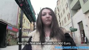 PublicSex Teen brunette gets fucked hard in a hotel room