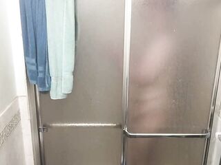 FatAssSmallDickCRS aka Chris aka FatAssSmallDIck takes a shower behind stained glass