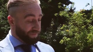 Man with a beard Businessman Kinky Rimming gives Bruno Max