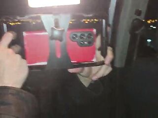 Immodest strumpets sucking dick in the Uber in advance of party! Knock Knock Stream