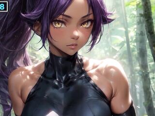 Yoruichi Shihōin Intensive Training Jerk Off Instruction - AI Created
